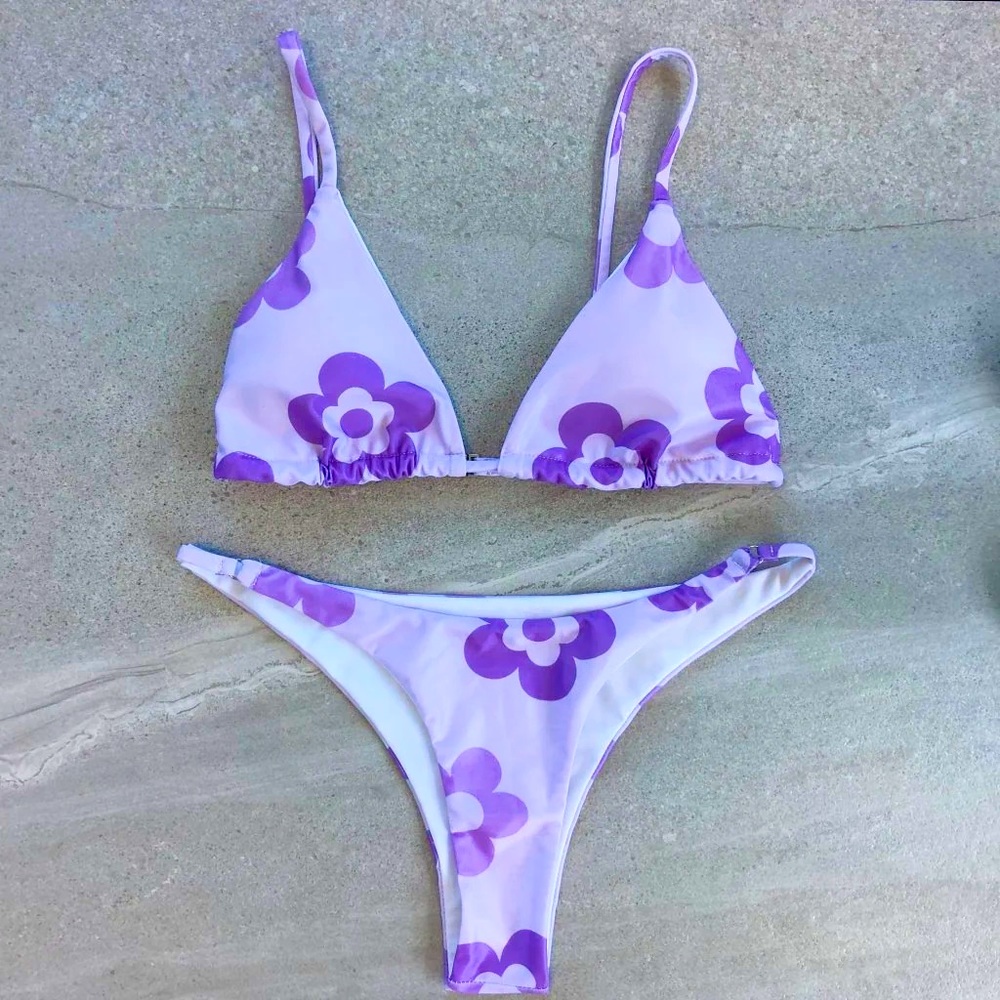 Thong bikini Brazilian strapless indah blue life planet VIX shekou MONTECE moana